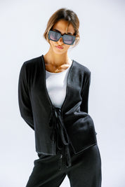 The knot pants  Black