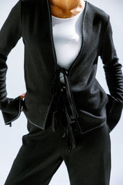 The knot pants  Black