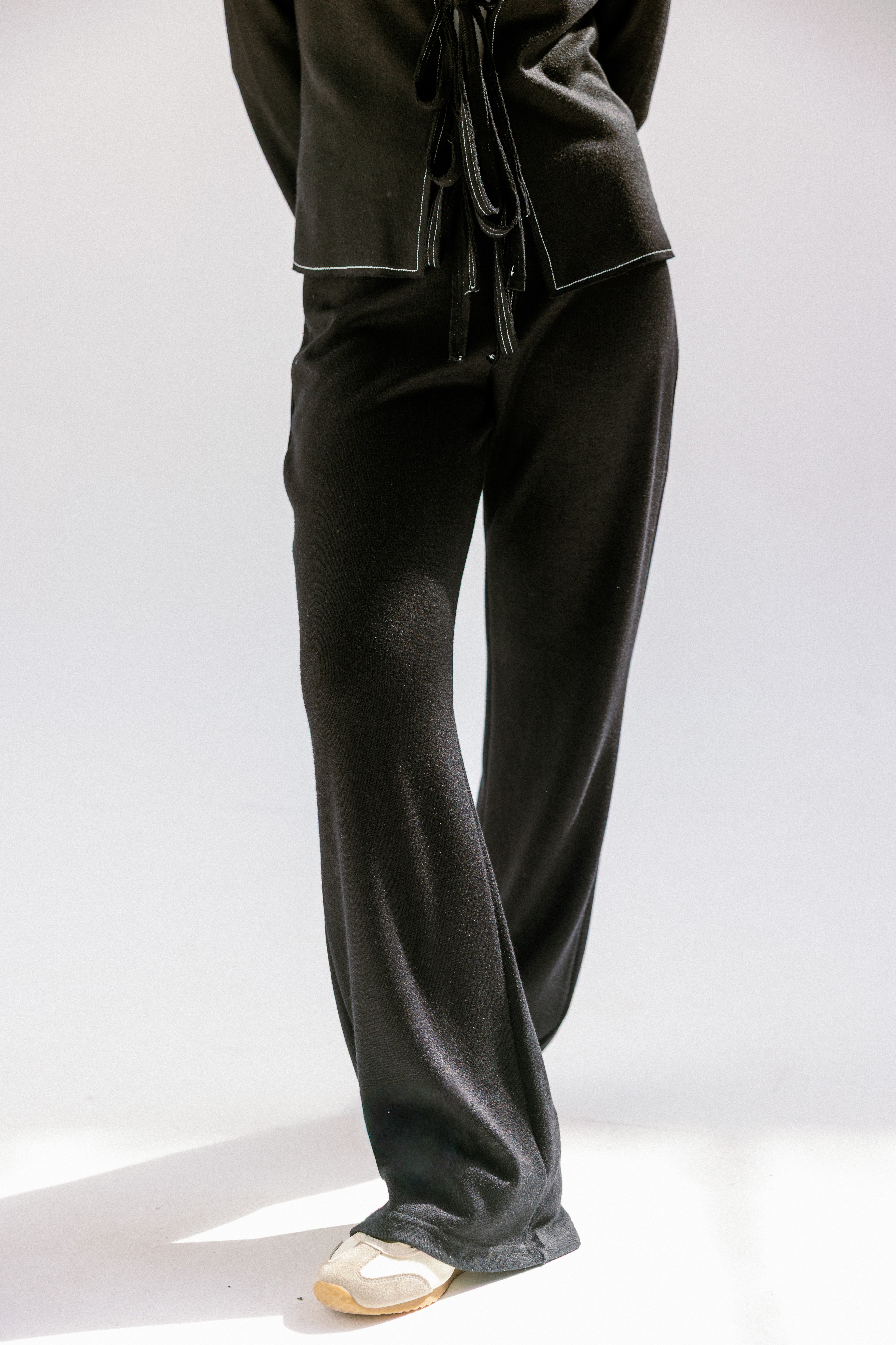 The knot pants  Black