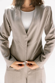 Contour blazer  Light Gray
