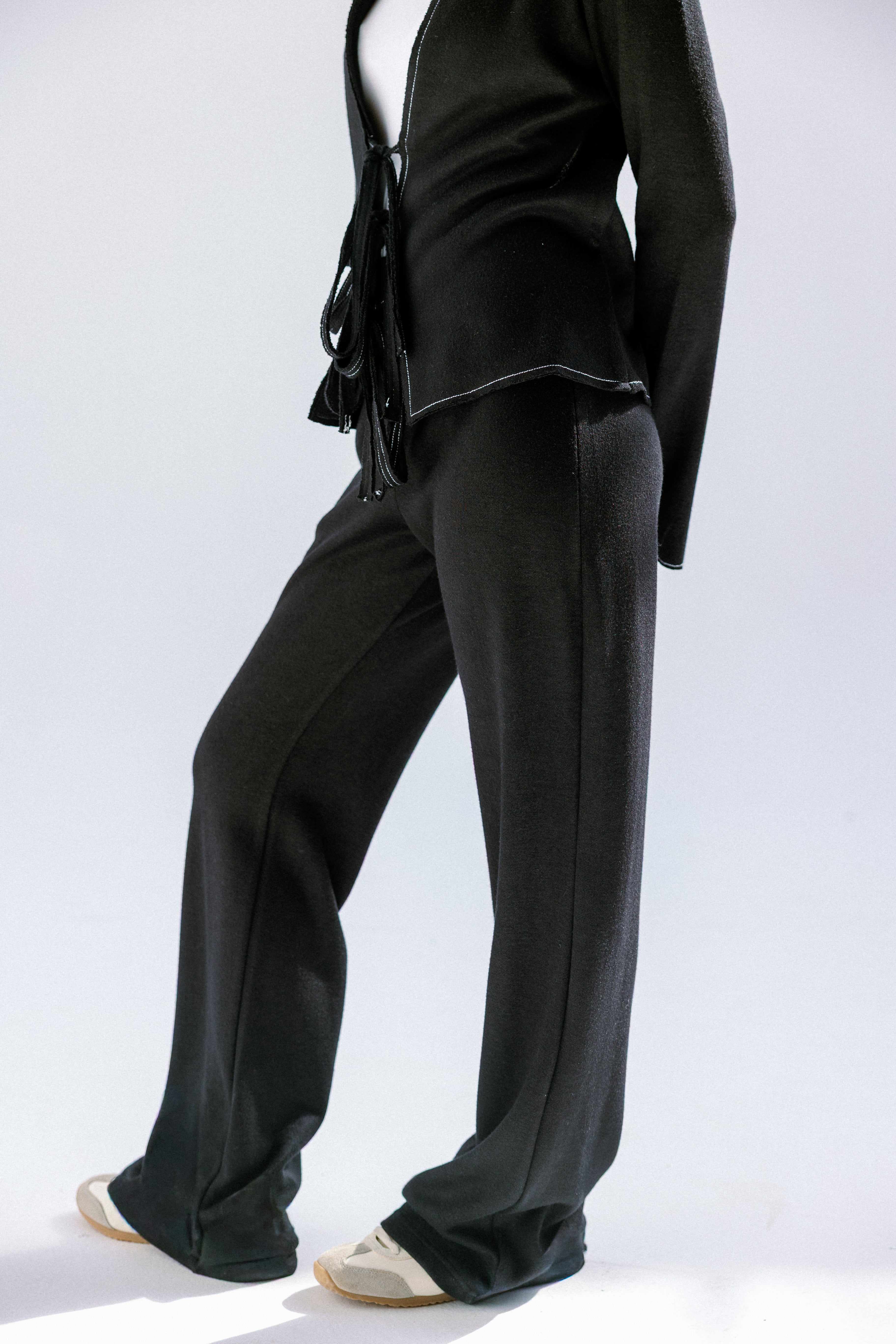 The knot pants  Black