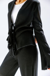 The knot pants  Black