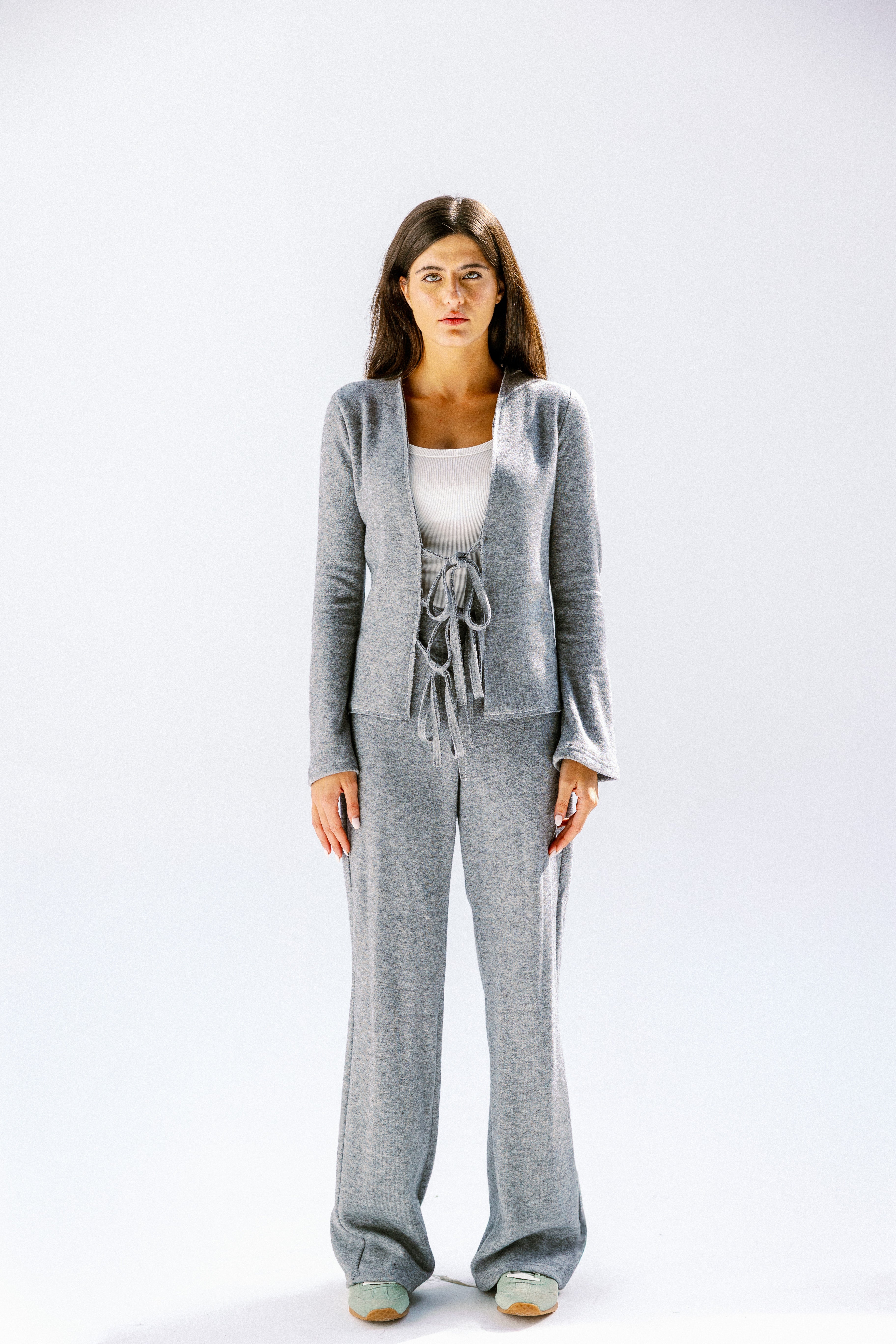 The knot pants  Gray