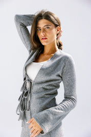 The knot pants  Gray