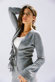 The knot pants  Gray