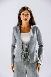 The knot pants  Gray