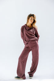 The halo pants  Burgundy