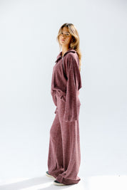The halo pants  Burgundy