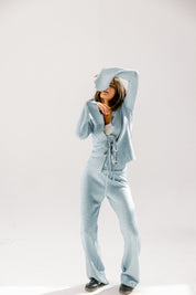 The knot pants Baby Blue