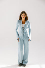 The knot pants Baby Blue