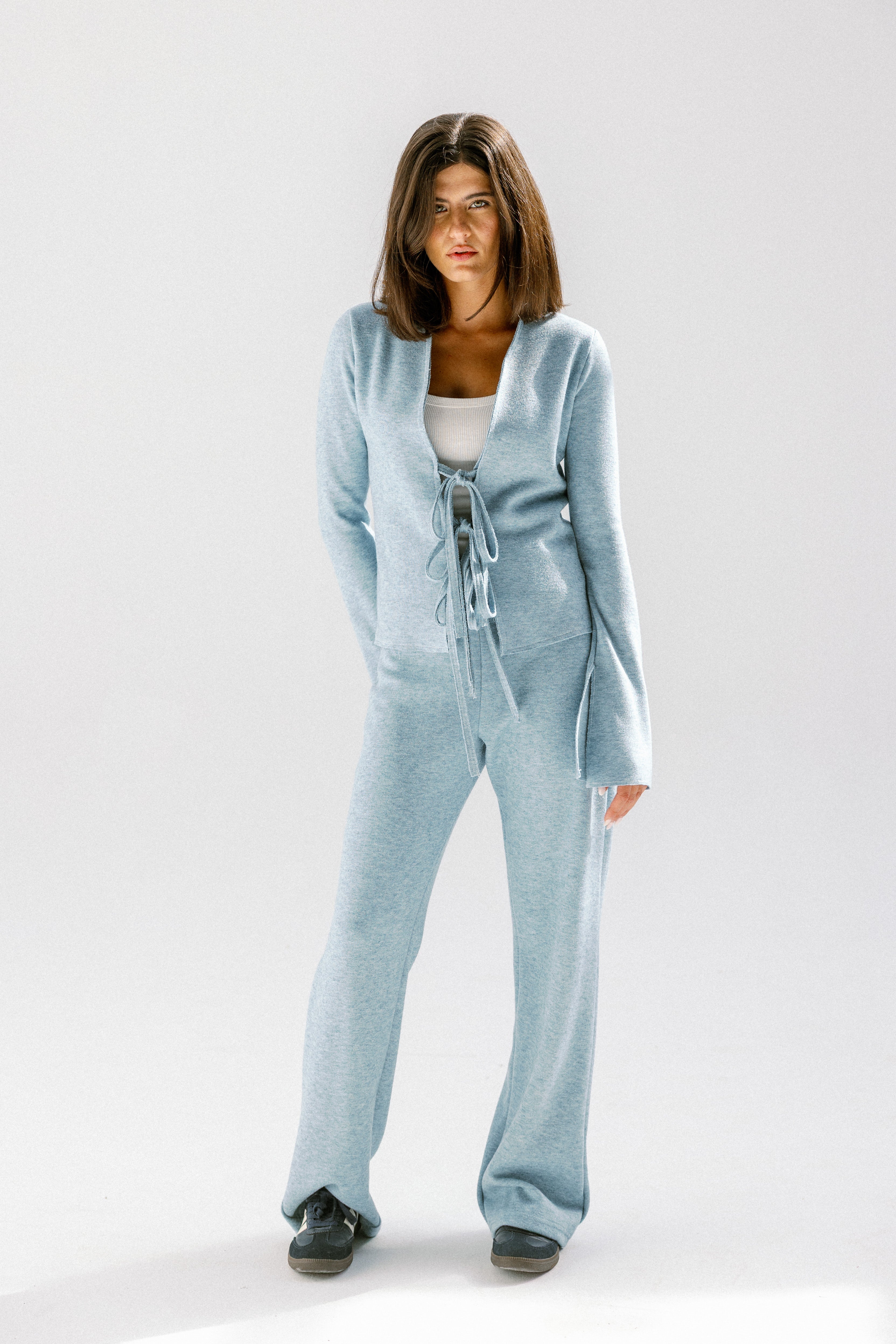 The knot pants Baby Blue