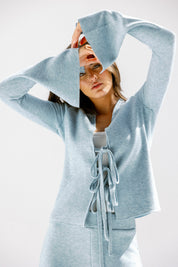 The knot pants Baby Blue