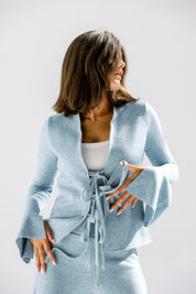 The knot pants Baby Blue