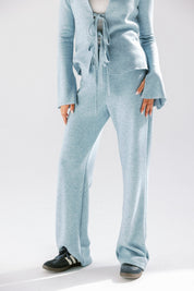 The knot pants Baby Blue