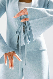 The knot pants Baby Blue