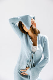 The knot pants Baby Blue