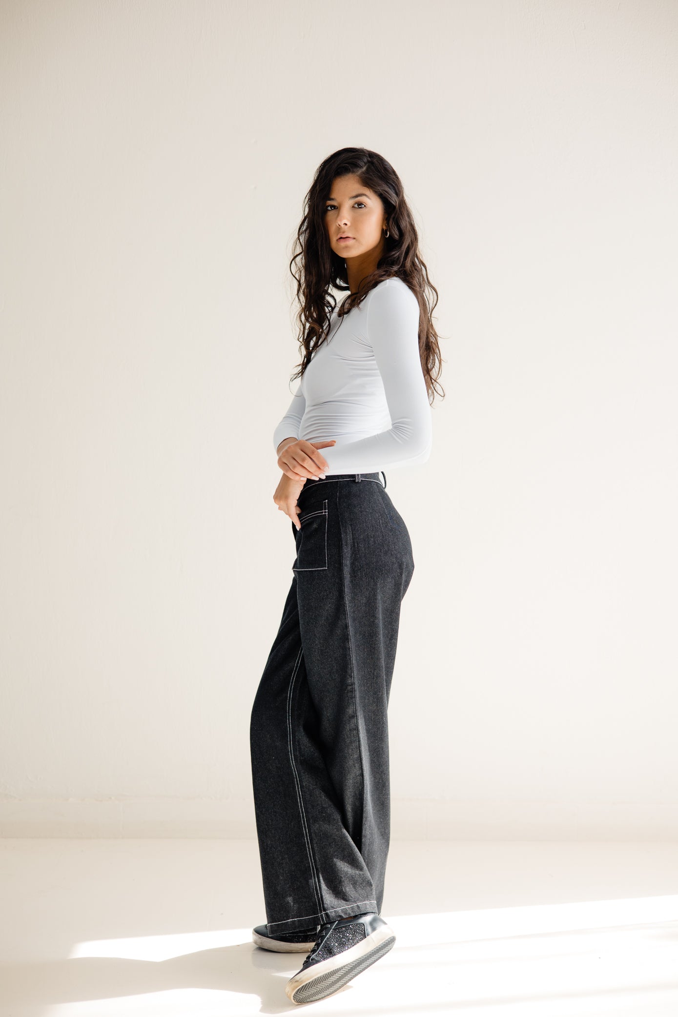 The Noir Stitch Jeans