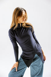 The verge top Navy Blue