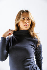 The verge top Navy Blue