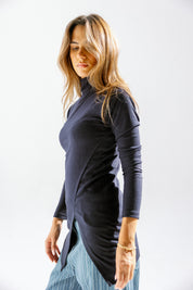 The verge top Navy Blue