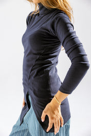 The verge top Navy Blue