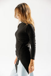 The verge top Black