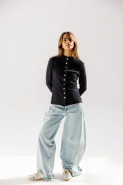 The midnight grace top Navy Blue