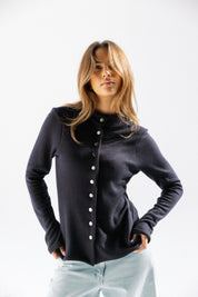 The midnight grace top Navy Blue