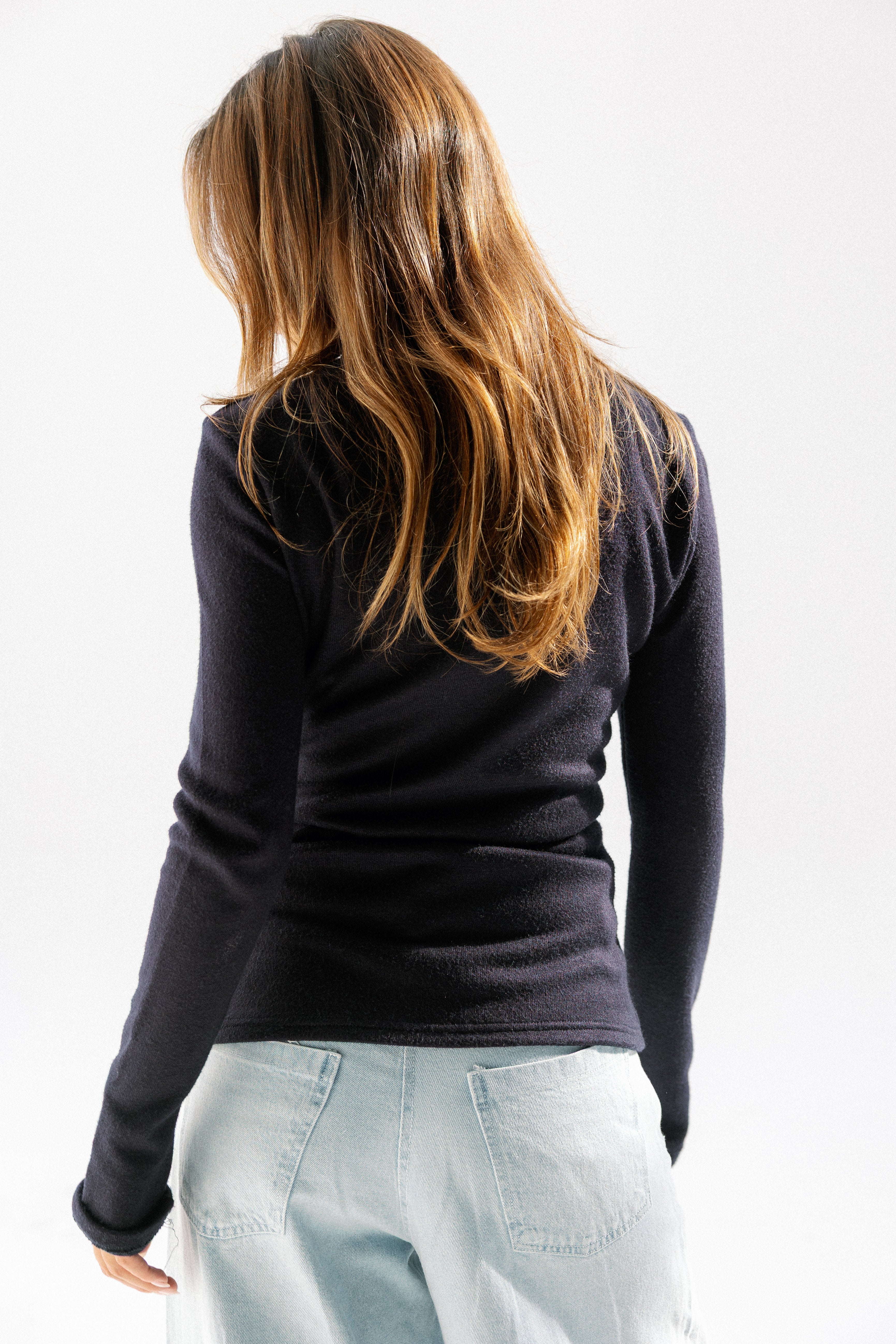 The midnight grace top Navy Blue