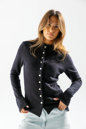 The midnight grace top Navy Blue