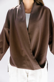 the Mocha Curve Top Brown