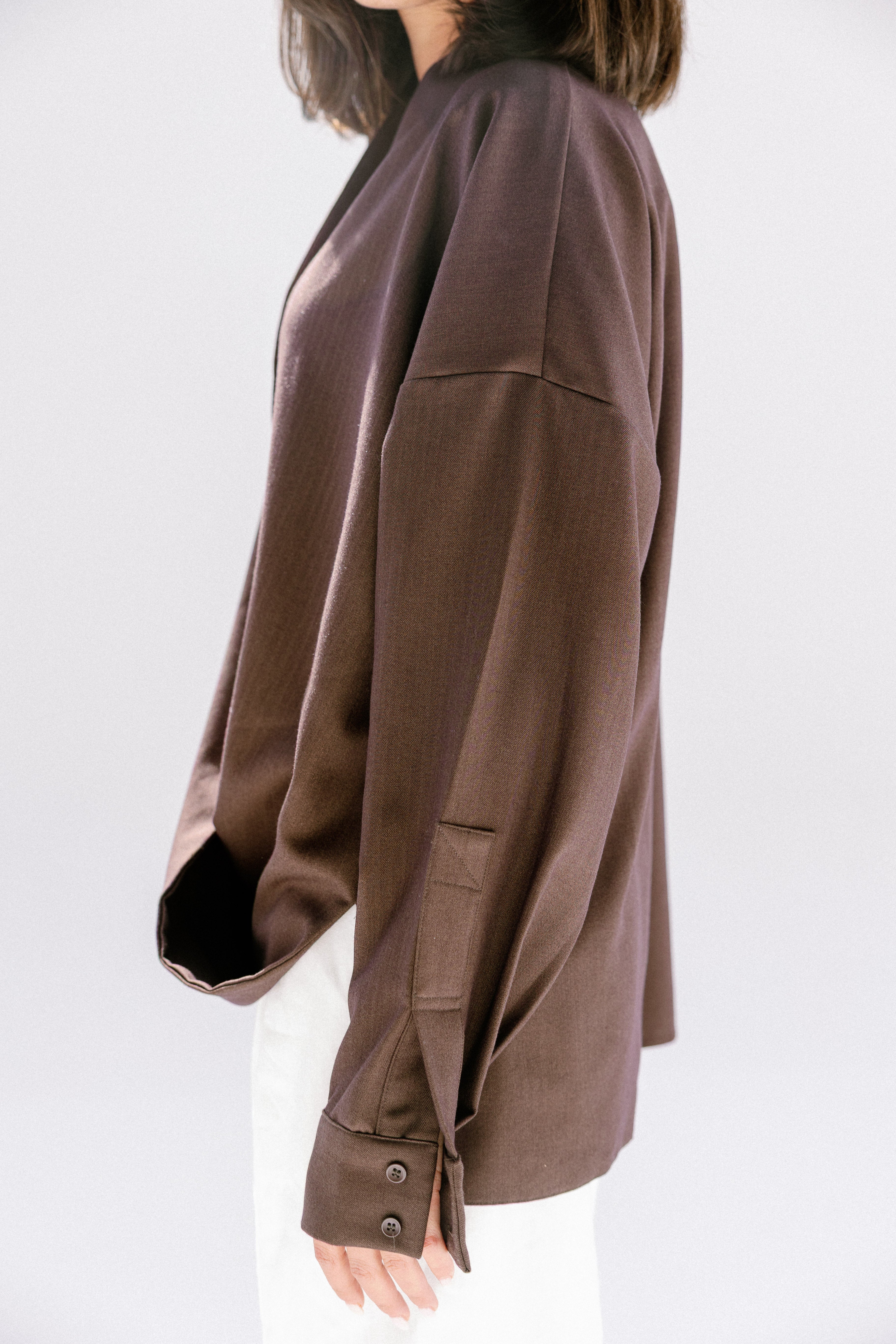 the Mocha Curve Top Brown