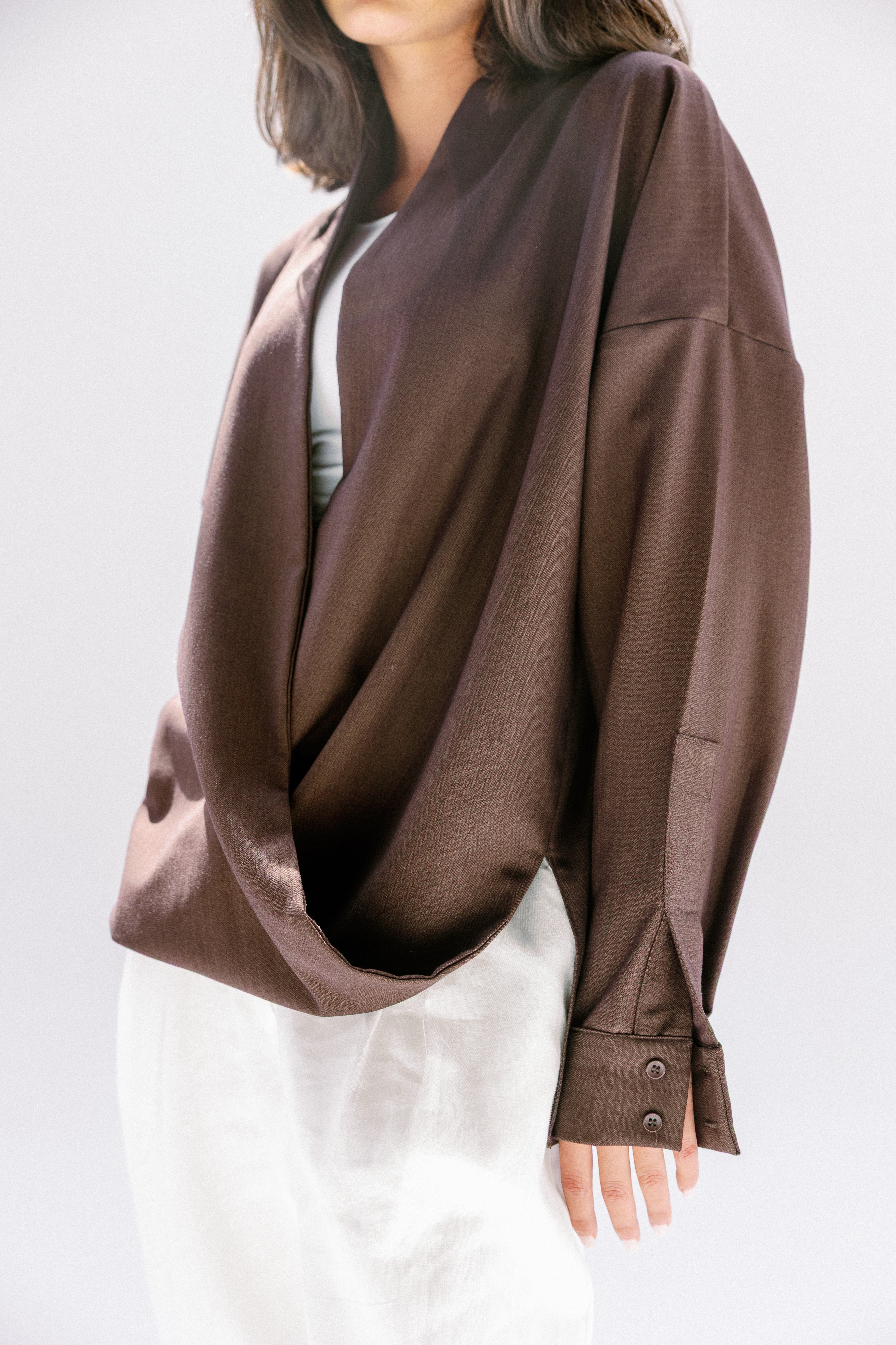 the Mocha Curve Top Brown