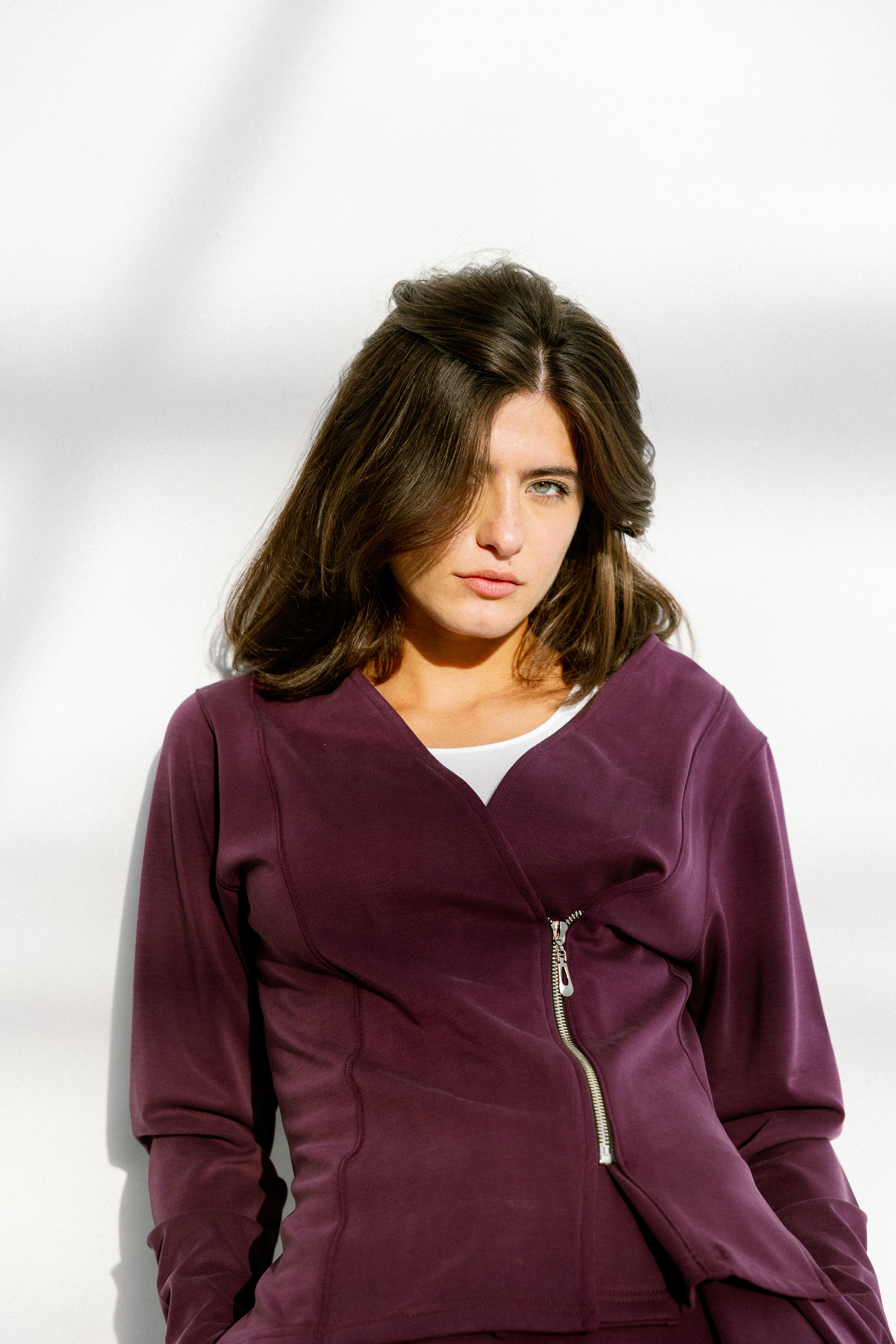 The sideline jacket  Purple